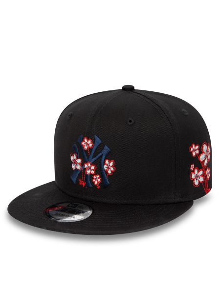 Kapa s šiltom s cvetličnim vzorcem New Era črna