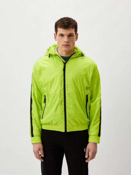 Утепленная куртка Ea7 зеленая