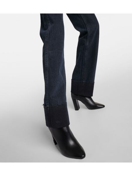 Kõrge vöökohaga sirged teksapüksid Re/done sinine