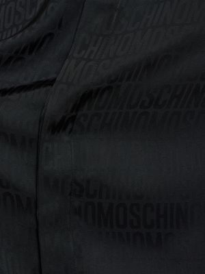 Camicia con stampa Moschino nero