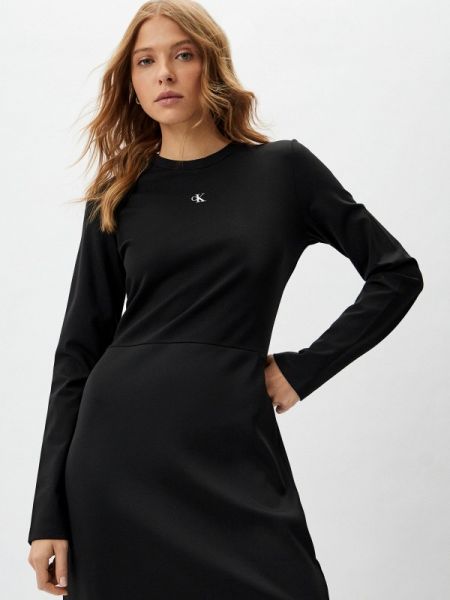 Джинсовое платье Calvin Klein Jeans черное