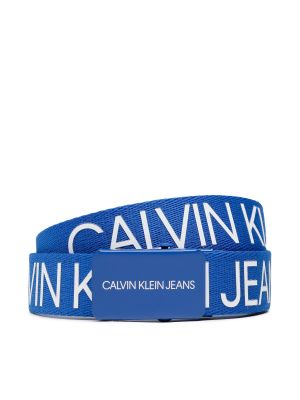 Pasek Calvin Klein Jeans niebieski