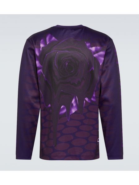 Raštuotas džemperis Burberry violetinė