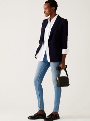 Skinny džíny s vysokým pasem Marks & Spencer