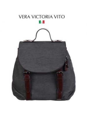 Рюкзак Vera Victoria Vito, экокожа, внутренний карман серый