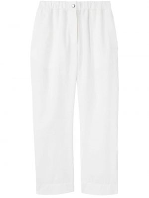 Puuvillased sirged püksid Proenza Schouler White Label valge