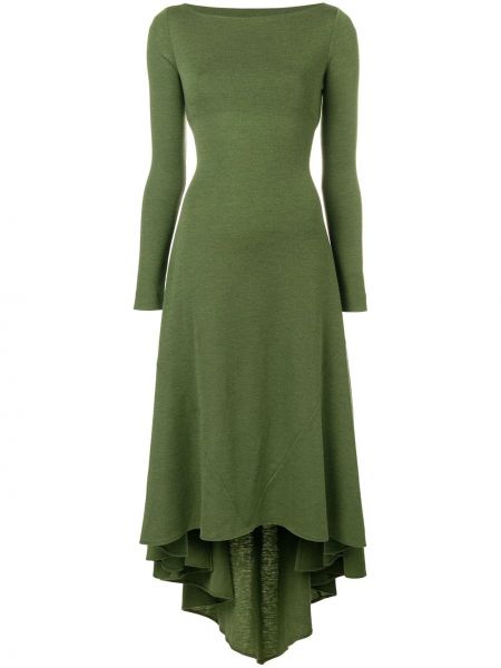 Трикотажне Сукня асиметричного крою Dsquared2, зелене