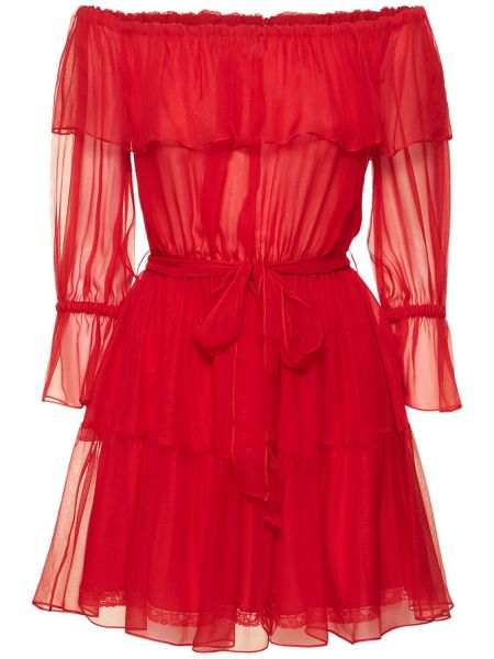 Sukienka mini Gucci - Czerwony