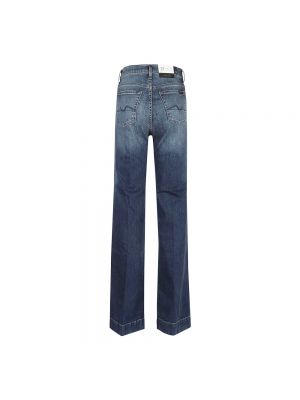 Proste jeansy 7 For All Mankind niebieskie