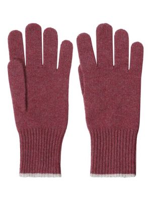 Кашемировые перчатки Brunello Cucinelli розовые