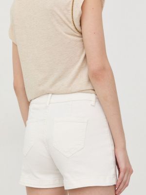 Однотонные джинсовые шорты Morgan белые