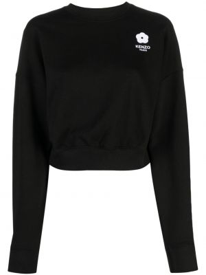 Sweatshirt mit stickerei aus baumwoll Kenzo schwarz