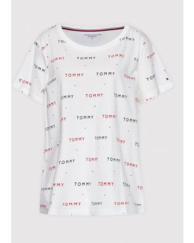 Tommy Hilfiger Curve Póló UW0UW03297 Fehér Regular Fit