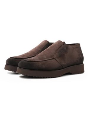 Замшевые ботинки Doucal's коричневые