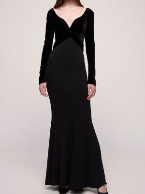 Черное вечернее платье Luisa Spagnoli
