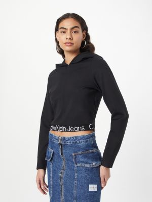 Pulóver Calvin Klein Jeans fekete