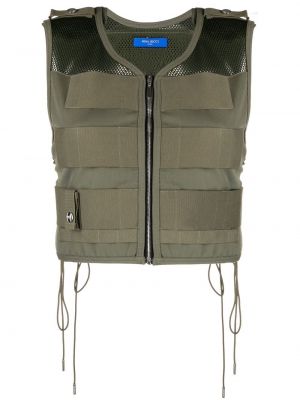 Mesh zip vest Nina Ricci grønn