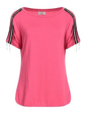 T-shirt in viscosa Baroni rosa