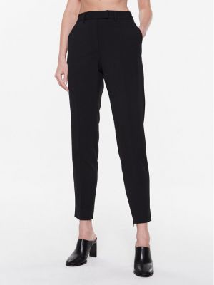 Панталон slim Calvin Klein черно