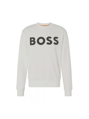 Bluza bawełniana Hugo Boss beżowa