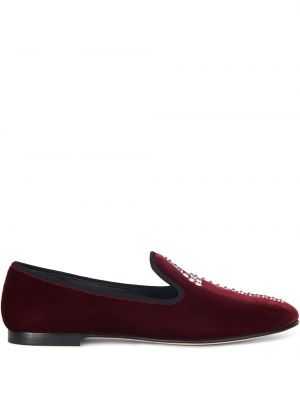 Pantofi loafer Giuseppe Zanotti roșu