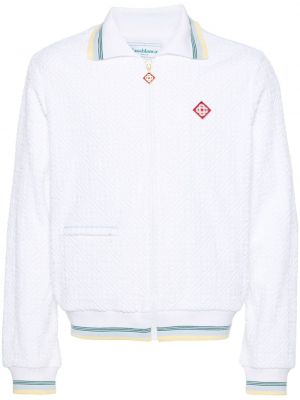 Jacquard jakna Casablanca bijela