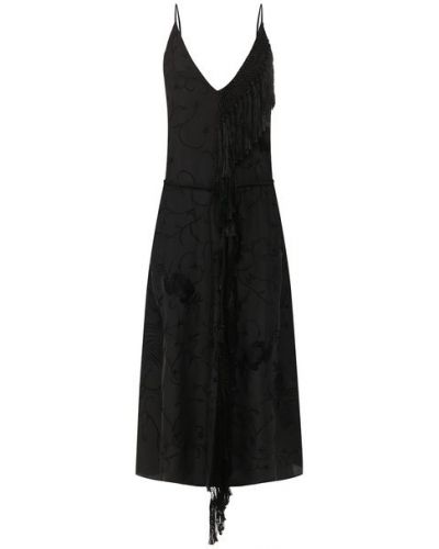 Шелковое платье Forte_forte, черное