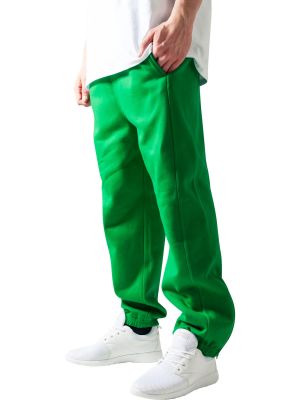 Спортни панталони Urban Classics зелено