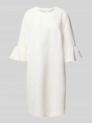 Sukienka midi z falbankami 0039 Italy biała