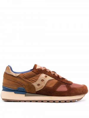 Blonder snøring sneakers Saucony brun