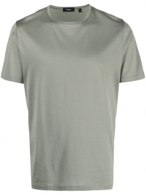 Camiseta de cuello redondo Theory verde