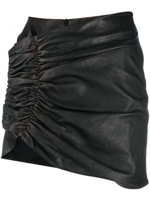 Асиметрична кожена пола The Mannei черно