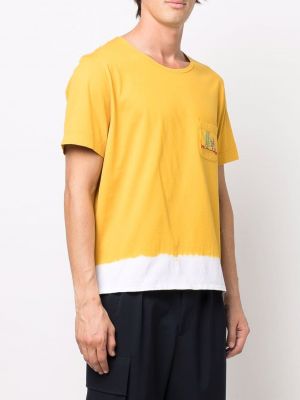 Tričko s výšivkou Nick Fouquet žluté