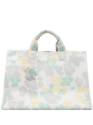 Bavlnená nákupná taška s potlačou s abstraktným vzorom Objects Iv Life