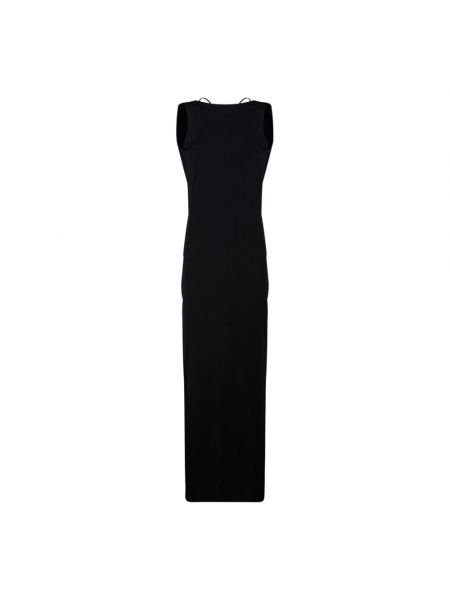 Sukienka długa slim fit Calvin Klein czarna