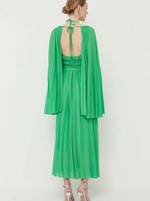 Hedvábné dlouhé šaty Beatrice B zelené