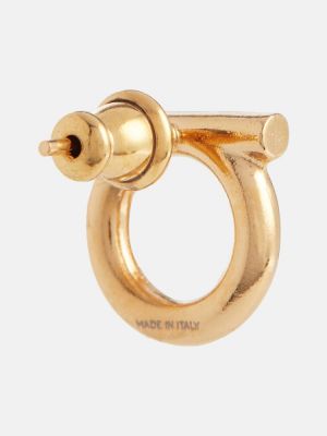 Σκουλαρίκια με πετραδάκια Ferragamo χρυσό