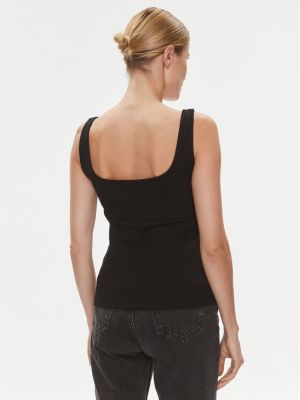 Bluză cu croială lejeră Calvin Klein Jeans negru