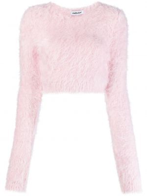 Dzianinowy sweter Ambush różowy