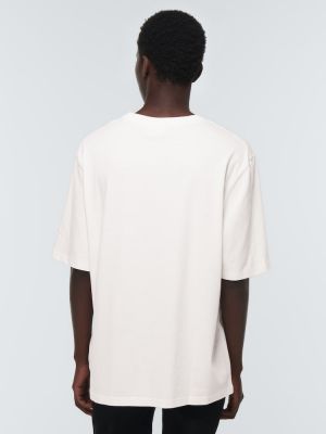 T-shirt en coton de motif coeur Ami Paris blanc