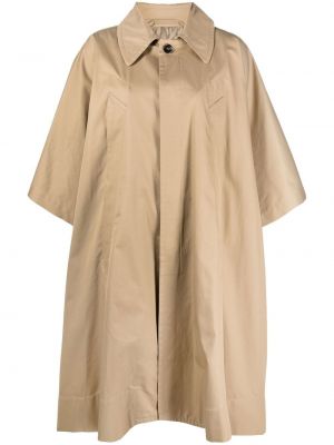 Oversized kabát Mm6 Maison Margiela bézs