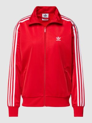 Bluza rozpinana relaxed fit Adidas Originals czerwona