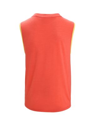 Тениска Icebreaker оранжево