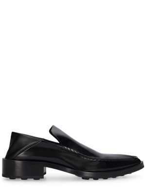 Læder loafers Jil Sander sort