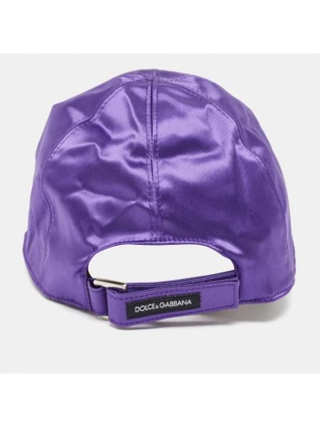 Sombrero de raso Dolce & Gabbana Pre-owned violeta