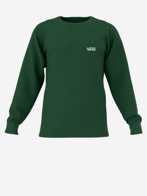 Tričko s dlouhým rukávem Vans zelené