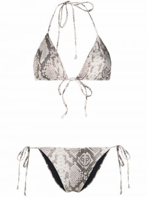 Bikini s printom Philipp Plein siva