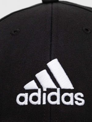 Bombažna kapa Adidas Performance črna