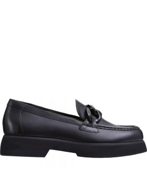 Czarne loafers Högl