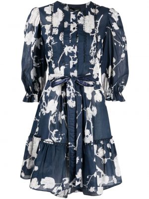 Φλοράλ βαμβακερή φόρεμα με σχέδιο Cynthia Rowley